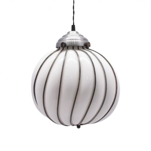HÖST - Taklampa - Vit/Krom - 35 x Ø25 cm - www.frokenfraken.se