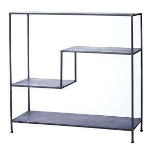 Hylla - Svart - 101 x 39 x 96 cm - www.frokenfraken.se