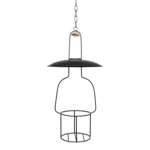 Hängande Ställning Svart till Fotogenlampa Rak Stor - Ø 20 x H 40 cm - www.frokenfraken.se