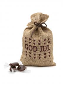 Julkola i säck - God Jul - 400g - www.frokenfraken.se