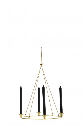 Ljuskrona - Mssing - 44 cm - www.frokenfraken.se