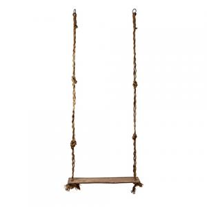 Gunga - Trä och rep - Vintage - 108 x 29 cm - www.frokenfraken.se