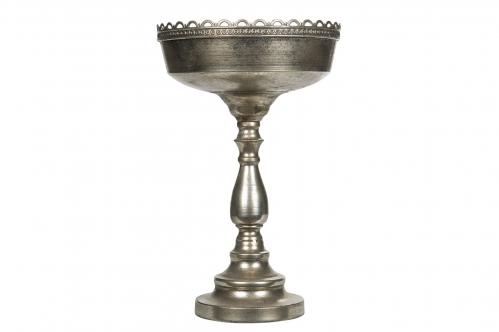 Kruka - Pokal - Silver - 40 x 25 cm - www.frokenfraken.se
