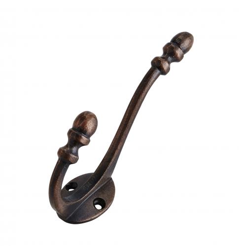 Krok - Antik Koppar - Metal hook - 12 cm - www.frokenfraken.se