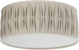 Taklampa - Plafond - Plissé - Beige/Veckad - Ø45 cm - www.frokenfraken.se