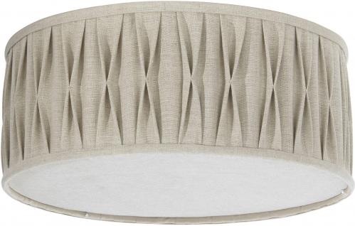 Taklampa - Plafond - Pliss - Beige/Veckad - 45 cm - www.frokenfraken.se