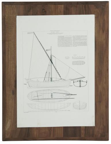 Tavla - Fartygsdesign - 45 x 60 cm - www.frokenfraken.se