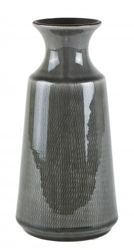 Vas - Keramik - Mrk grnt - D 10,5cm - 
H 21,5cm - Pcs. - www.frokenfraken.se