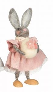 Ulldjur - Kanin med ett ägg - 14 cm - www.frokenfraken.se