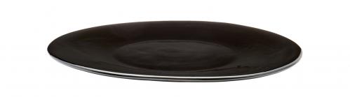 Tallrik - Stengods Svart - 4 st - Ø31 cm - www.frokenfraken.se