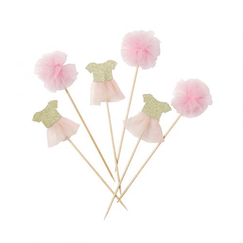 Toppers - We Love Pink Cake Toppers - www.frokenfraken.se