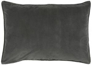 Kuddfodral - Sammet - Thunder Grey - 72 x 52 cm - www.frokenfraken.se