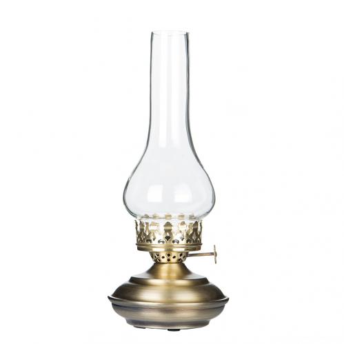 Fotogenlampa - För värmeljus - Mässing - 27 cm - www.frokenfraken.se