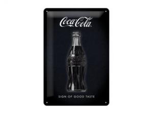 Plåtskylt - Coca-Cola - Black - 20 x 30 cm - www.frokenfraken.se