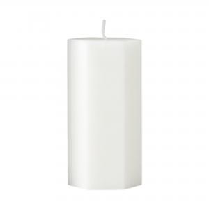 Spindelvävsljus - Vit - 5 x 10 cm - www.frokenfraken.se