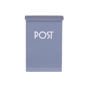 Postlåda Blå - 17 x 7 x 25 - www.frokenfraken.se