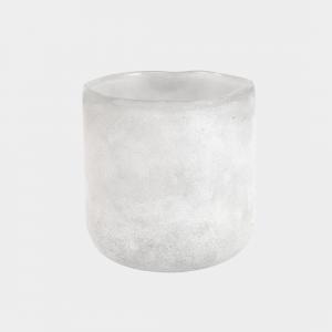 Ljuslykta - Vit - Ø9 x H10 CM - www.frokenfraken.se