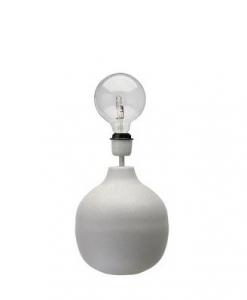 Lampfot - Marmorvit - 22 x 36 cm - www.frokenfraken.se