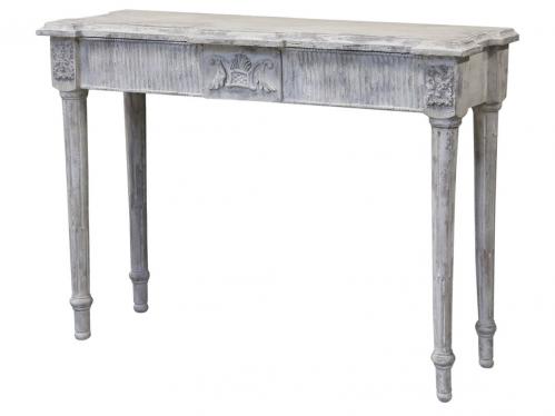 Sidobord - Fransk Antique Vit - 109 x 37 x 82 cm - www.frokenfraken.se