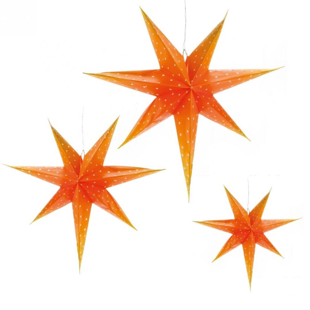 Adventsstjärna Klassisk Gammaldags Orange 40 cm från 125.00 kr