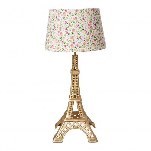 Lampfot - Eiffel Tower - Bordslampa i guld - 57 cm - www.frokenfraken.se