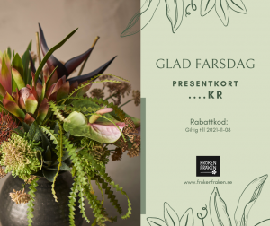 Presentkort - Farsdag - www.frokenfraken.se