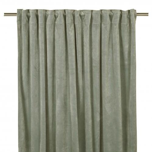 Gardiner - Sammet - Multiband - KhakiGrn - 2 X 140 X 240 cm - www.frokenfraken.se