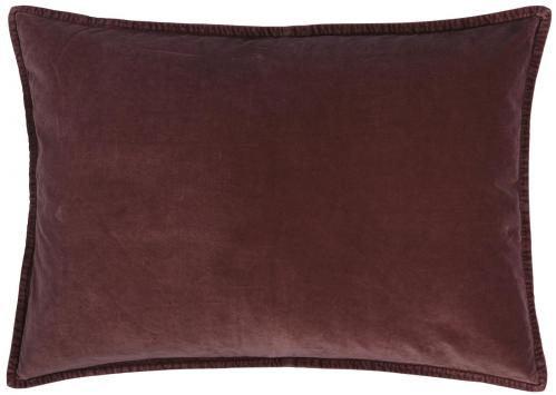 Kuddfodral - Sammet - Aubergine - 72 x 52 cm - www.frokenfraken.se