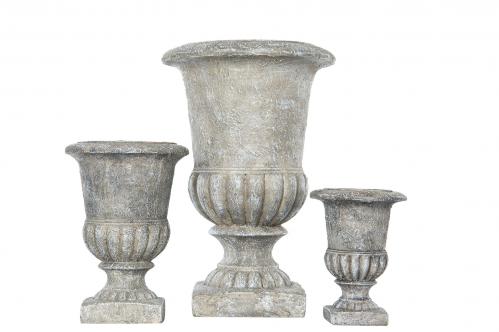 V.51 - Kruka - Pokal Grå - 30cm - www.frokenfraken.se