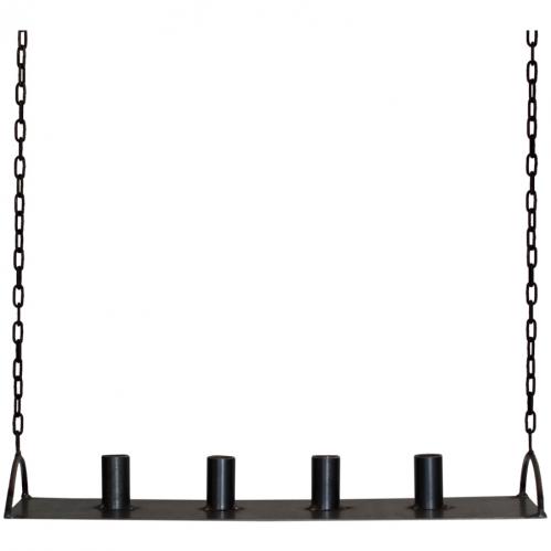 Ljusstake hängande - Smide med 4 ljus - 50 cm - www.frokenfraken.se