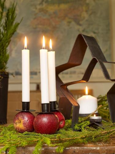Ljushållare - Ljusstake Kvalité - Spik för frukt - 6 x 7 cm - www.frokenfraken.se