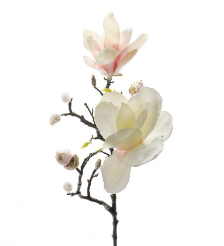 Magnolia - Vit/Rosa - 60 cm - www.frokenfraken.se