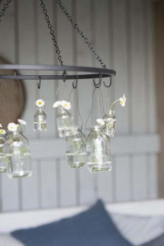 SLUT_Glasflaska - Minivas i tråd eller Ljusstake - 5,5 cm - www.frokenfraken.se