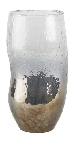 Vas - Glas - Nude - Metalllic - D 10,0cm - 
H 22,0cm - Pcs - www.frokenfraken.se