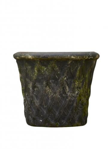 Kruka - HARLEQUIN - CHOKO PATINA - Ø22 x 19 cm - www.frokenfraken.se
