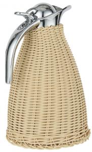 Termoskanna med flätad bambu - 1,5 L - Natur - Ø16,5 x 27 cm - www.frokenfraken.se