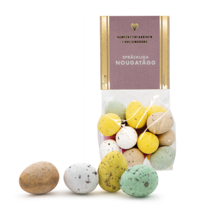 Spräckliga Nougatägg - 160 g - www.frokenfraken.se