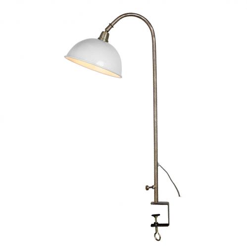 HÖST - Bordslampa - Antik Vit/Mässing - 60 x Ø18 cm - www.frokenfraken.se