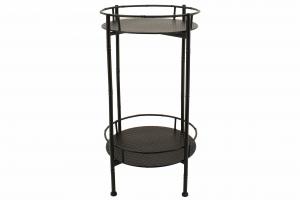 Brickbord Metall Bambu Svart - 33 x 63 cm - www.frokenfraken.se