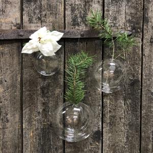 Vas för vägg - Glas boll - Ø9 cm - www.frokenfraken.se