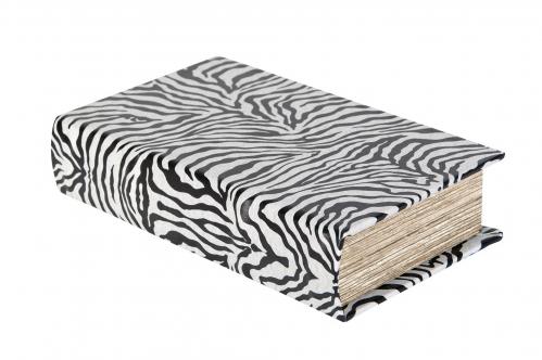 XXX_SLUT_Boklåda - Zebra 21 x 13 x 5cm - www.frokenfraken.se
