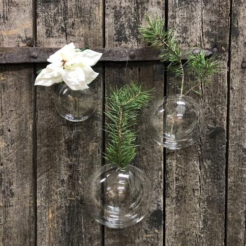 Vas för vägg - Glas boll - Ø15 cm - www.frokenfraken.se