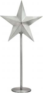 Nordic Star on base - Pale silver 76cm - www.frokenfraken.se