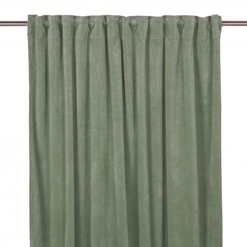 Gardiner - Sammet - Multiband - Grn - 2 X 140 X 240 cm - www.frokenfraken.se