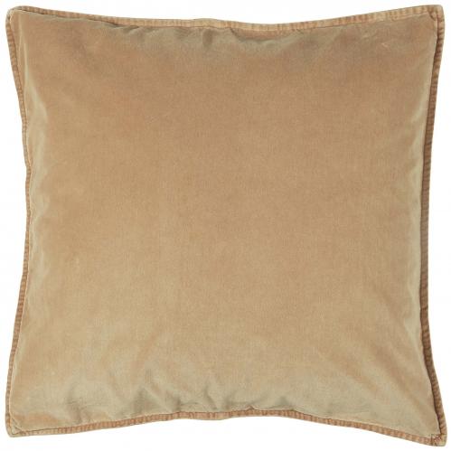 Kuddfodral - sammet - cafe creme - 52 x 52 cm - www.frokenfraken.se