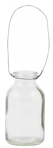 SLUT_Glasflaska - Minivas i tråd eller Ljusstake - 5,5 cm - www.frokenfraken.se