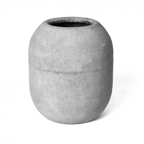 Kruka - Zink - Grå - Mellan - 19 x 22 cm - www.frokenfraken.se