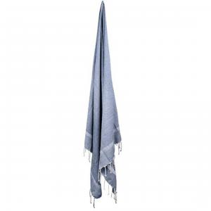 Handduk/Duk Fouta Blå - 100 x 200 cm - www.frokenfraken.se