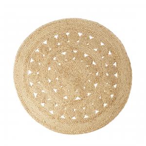 Matta - Boho - Rund Jute - Ø100 cm - www.frokenfraken.se