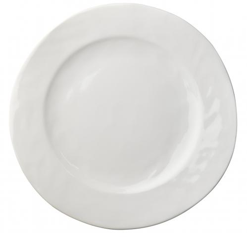 Tallrik - Stengods Vit - 4 st - Ø37 cm - www.frokenfraken.se
